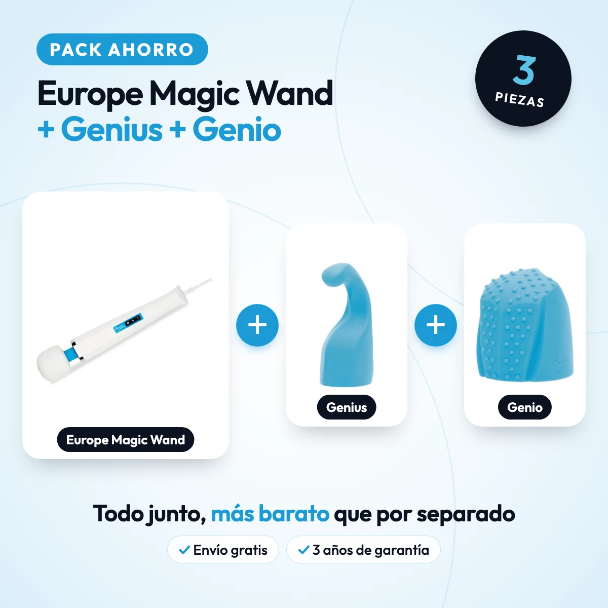 Portada del pack: Pack Europe Magic Wand + Genius + Genio