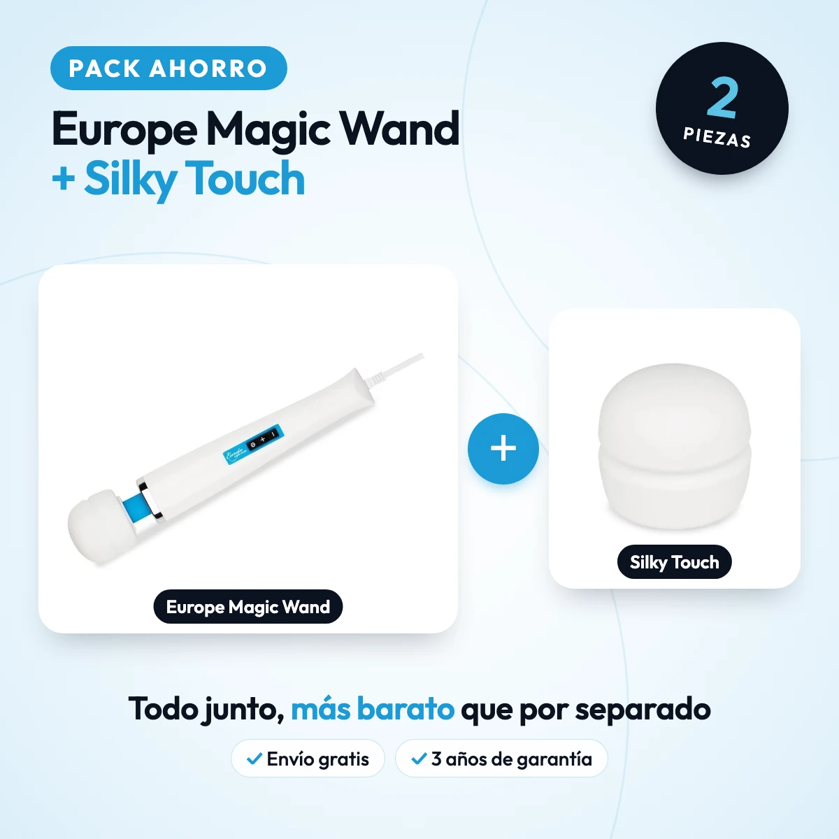 Portada del pack: Pack Europe Magic Wand + Silky Touch