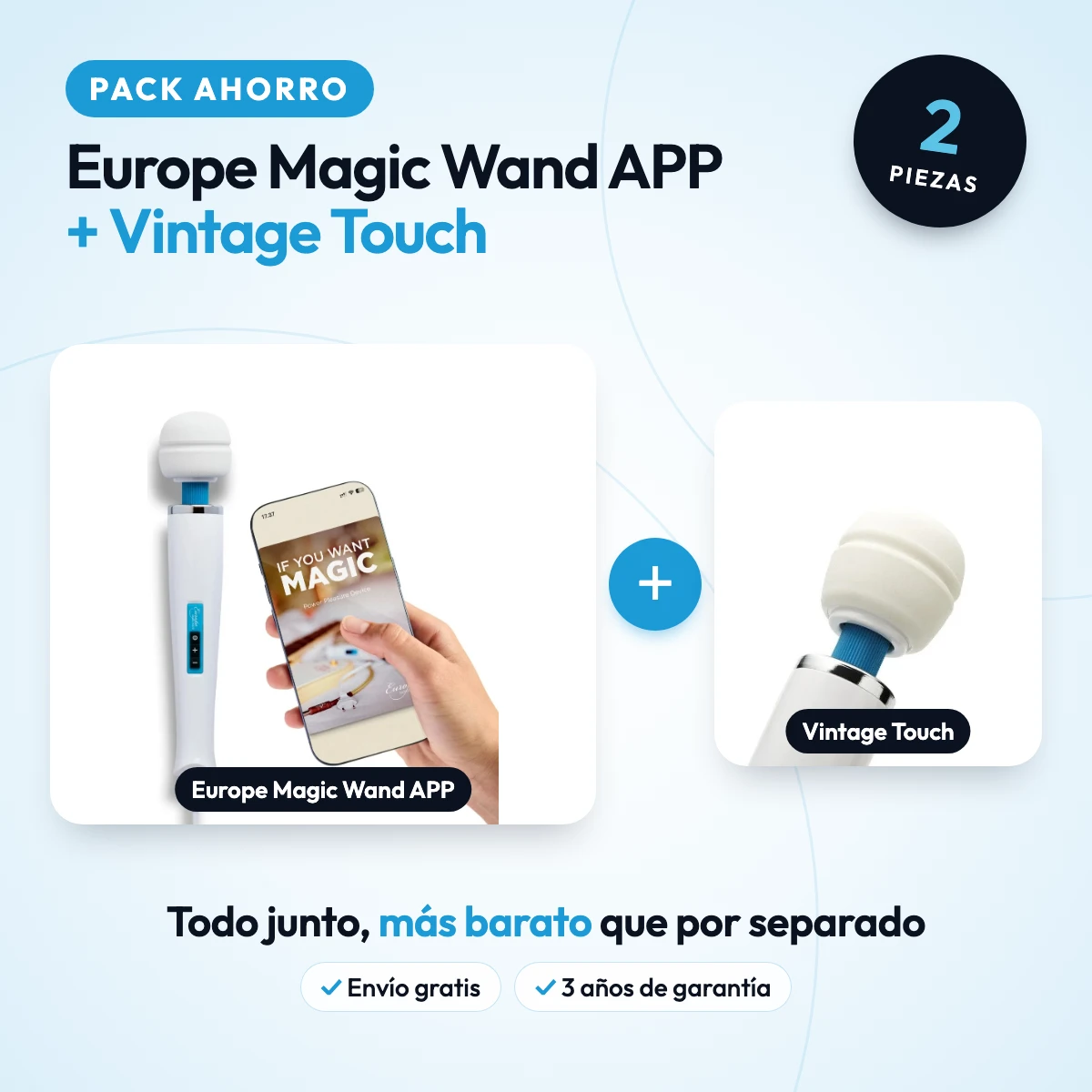 Portada del pack: Pack Europe Magic Wand APP + Vintage Touch
